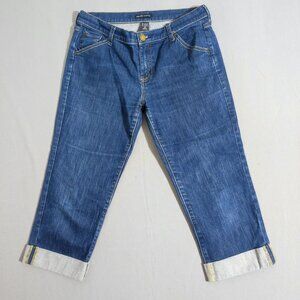 New York & Company Capri jeans women's size 10 denim blue colour